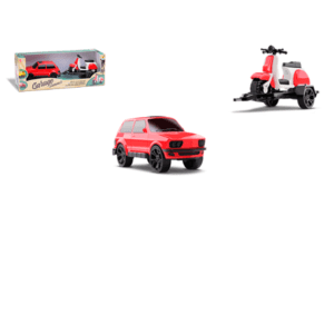 CARRO BRASILIA COM LAMBRETA 1454