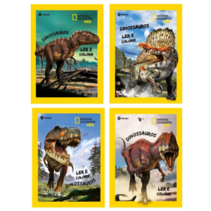 LIVRO PARA LER E COLORIR DINOSSAURO 997