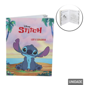 LIVRO PARA LER E COLORIR LILO STITCH 999