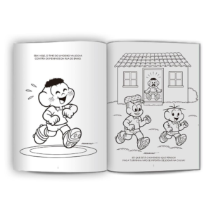 LIVRO LER E COLORIR TURMA DA MONICA 1002