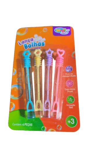 BOLHA DE SABAO TUBINHO 4 PÇS 7939